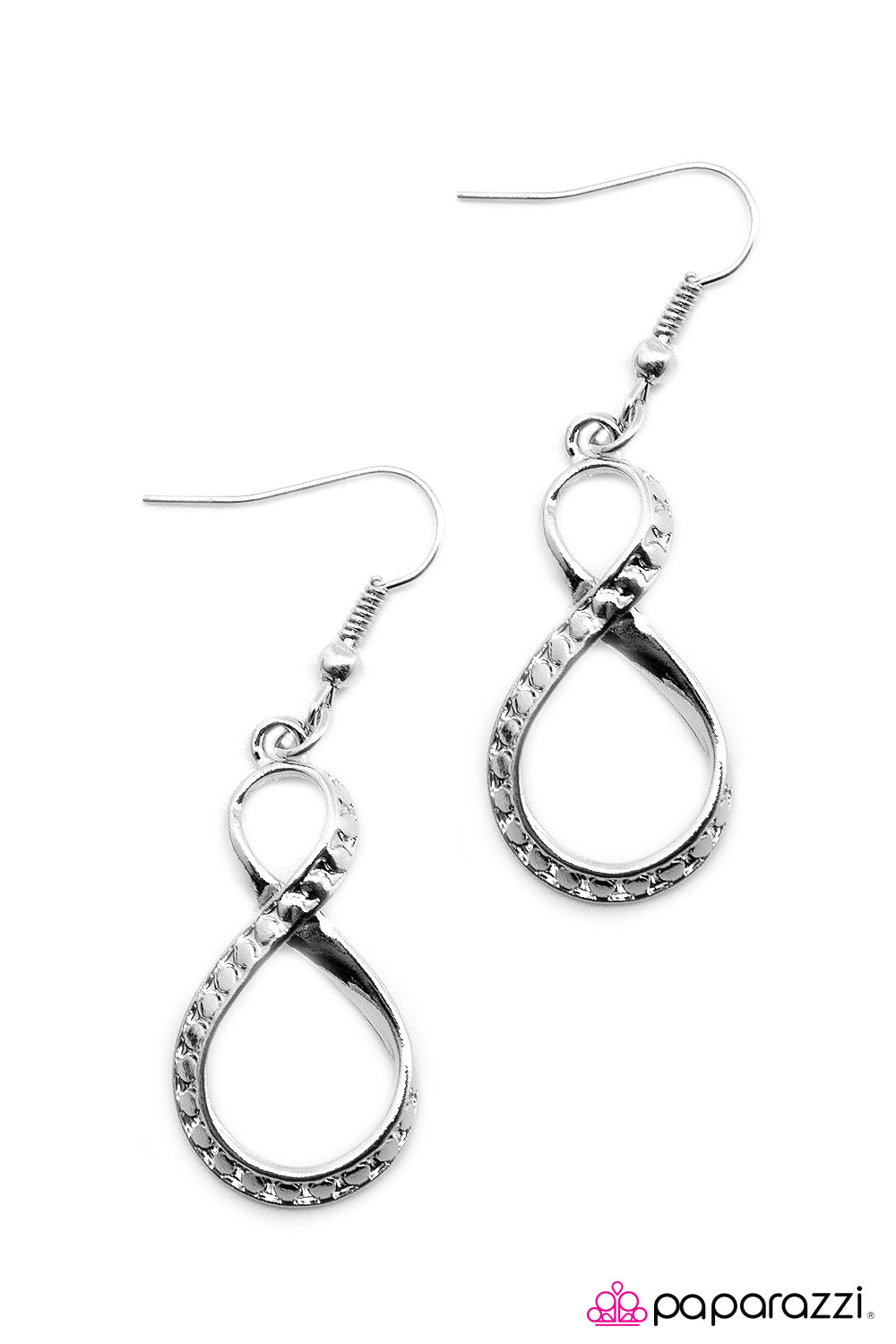 Open Door Jewelry - Without Further Ado - Silver Earrings - Paparazzi Accessories