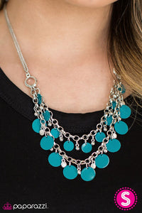 Open Door Jewelry - Bright Horizons - Blue Necklace - Paparazzi Accessories