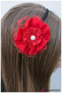 Open Door Jewelry - Sweet Talk - Red Headband - Paparazzi Accessories