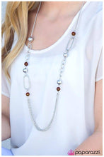 Load image into Gallery viewer, Open Door Jewelry - The Start Of Something Beautiful - Brown Necklace - Paparazzi Accessories
