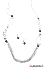 Load image into Gallery viewer, Open Door Jewelry - The Start Of Something Beautiful - Brown Necklace - Paparazzi Accessories
